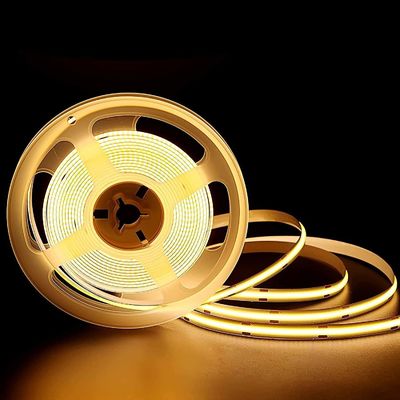 Ra90 DC 480 LED 칩 Cob는 Rgb 탄력적 주도하는 스트립 24v 3000k를 이끌었습니다