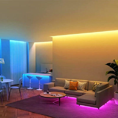 Rgb COB는 방을 위한 스트립 라이트 840Leds/M 24V 탄력적 가는 네온 광 스트립을 이끌었습니다