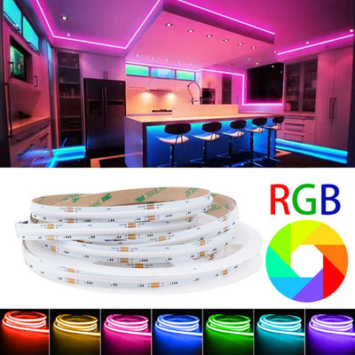 Rgb COB는 방을 위한 스트립 라이트 840Leds/M 24V 탄력적 가는 네온 광 스트립을 이끌었습니다