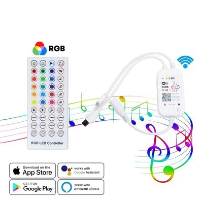 음악 Ip65 앱은 집에 광띠 탄력적 방수 창꼬치 Rgb에게 5050 장비를 보내게 했습니다