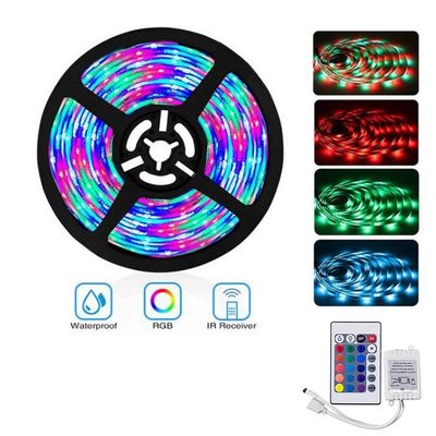 현명한 CRESTIN 16.4ft RGB 음악 동기화 탄력적 Rgb는 스트립 라이트 와이파이 앱을 이끌었습니다
