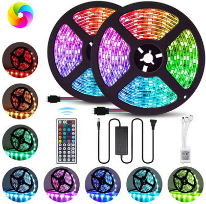 현명한 CRESTIN 16.4ft RGB 음악 동기화 탄력적 Rgb는 스트립 라이트 와이파이 앱을 이끌었습니다