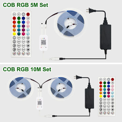 현명한 Rgb 음악 민감한 주도하는 스트립 블루투스 앱 음악 동기 제어기 Cob Rgb 빛