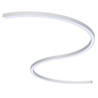 ROHS 6063은 구부러진 LED 라이트 알루미늄 프로파일을 매다는 코너 프로파일을 이끌었습니다
