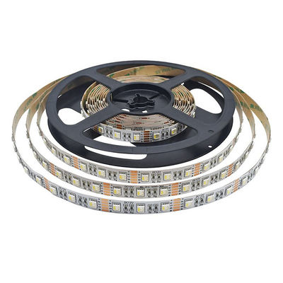 24V SMD 5050 르그브더블유는 스트립 4를 야외인 것을 위한 1 따뜻한 백색광 5m 방수 띠 빛에서 이끌었습니다