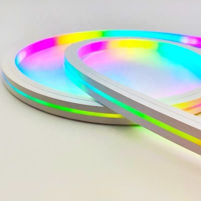 주소 지정 가능형  실리콘 12v 플렉스 5m 네온사인 광띠 꿈 색깔 RGB 16 Ｘ 16MM DIY 워드
