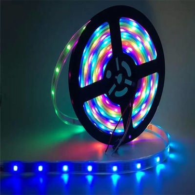 개별적으로 주소 지정 가능형 5050 Rgb 주도하는 스트립 라이트는 확산 테이프 5m Ws2812B를 밝힙니다