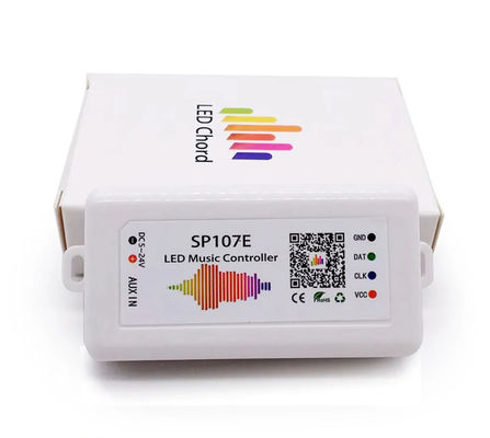 앱 블루투스 Rgb는 화소 광띠 WS2812B WS2811 SP107E를 위한 음악 제어기를 이끌었습니다