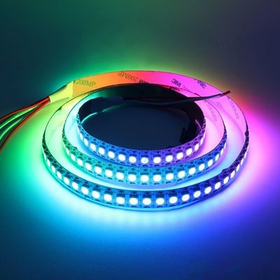 5050rgb WS2812는 현명한 주도하는 무드 라이트 화소 5V 주소 지정 가능형 주도하는 스트립 르그브더블유를 구부립니다
