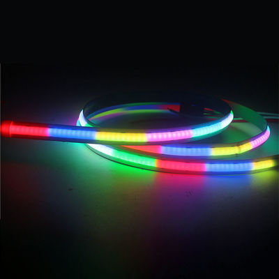 RGB Cob 현명한 주도하는 무드 라이트는 어떤 점 풀 컬러 광띠 630LEDs/M도 벗기지 않습니다