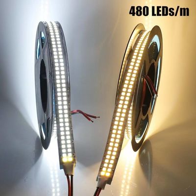 12v 3528 Rgb 5m 주도하는 스트립 라이트 구부릴 수 있는 탄력적 주도하는 프로필 16 밀리미터 방수