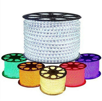 50M 100m/Roll Ip65 방수 르그브더블유 Cob는 스트립 야외 110v 220v SMD2835에게 5050을 보내게 했습니다