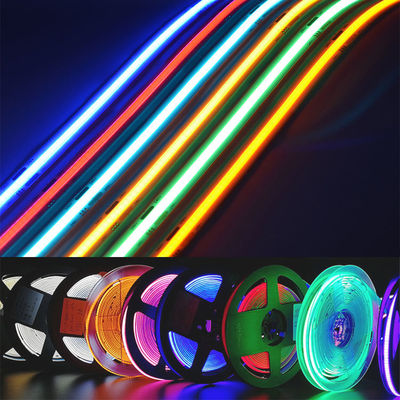 주소 지정 가능형인 24v 12v 5v 르그브크더블유 Rgb 르그브더블유 현명한 주도하는 신축성 스트립 Cob 실리콘