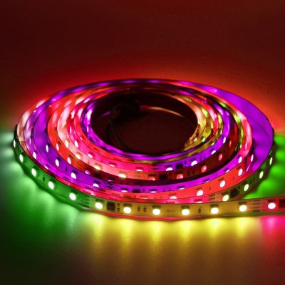주소 지정 가능형 RGBIC 5050 SMD 디지털은 광띠 60leds/M 24v 주소 지정 가능형 주도하는 스트립을 이끌었습니다
