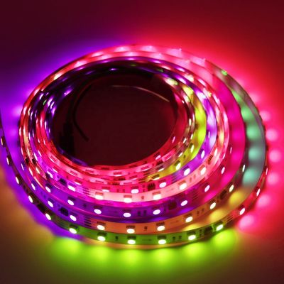 주소 지정 가능형 RGBIC 5050 SMD 디지털은 광띠 60leds/M 24v 주소 지정 가능형 주도하는 스트립을 이끌었습니다