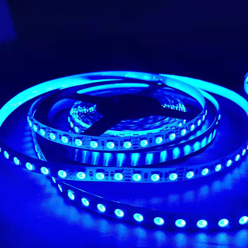5M SMD4040 14.4W/M 주도하는 신축성 스트립은 하얀 코티드 와이어 DC24V에 상심합니다