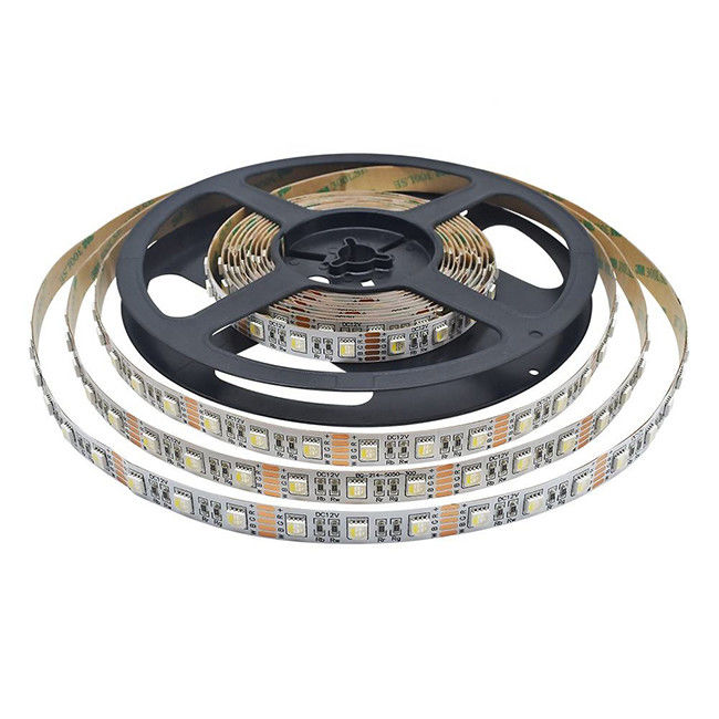 24V SMD 5050 르그브더블유는 스트립 4를 야외인 것을 위한 1 따뜻한 백색광 5m 방수 띠 빛에서 이끌었습니다