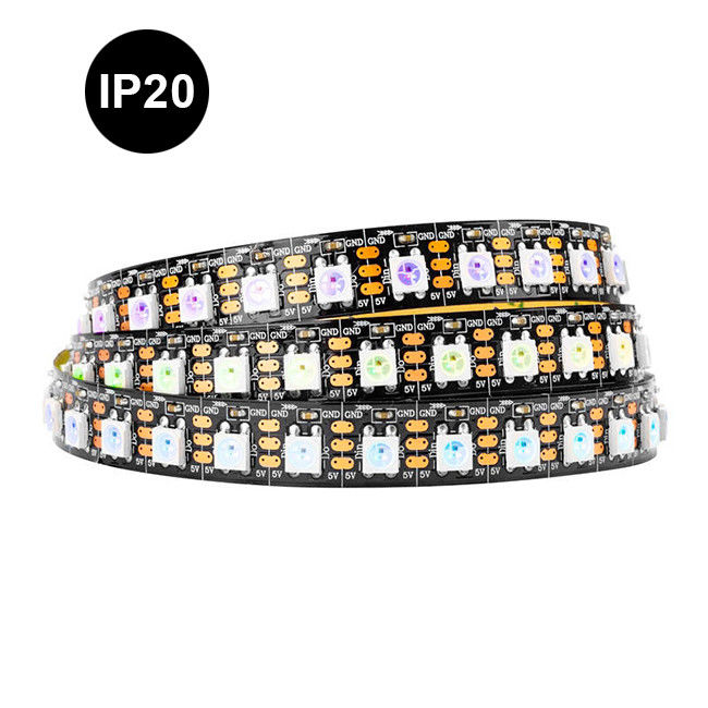 Ip20 Ip65 Ip67 현명한 주도하는 음악 광띠 96 100 144leds 탄력적 화소 Ws2812b