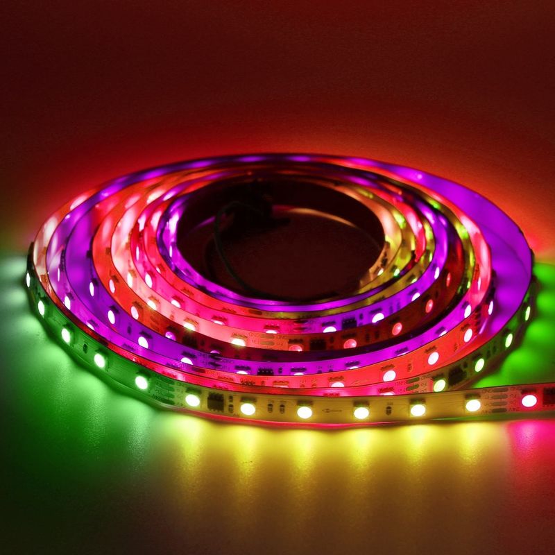 주소 지정 가능형 RGBIC 5050 SMD 디지털은 광띠 60leds/M 24v 주소 지정 가능형 주도하는 스트립을 이끌었습니다