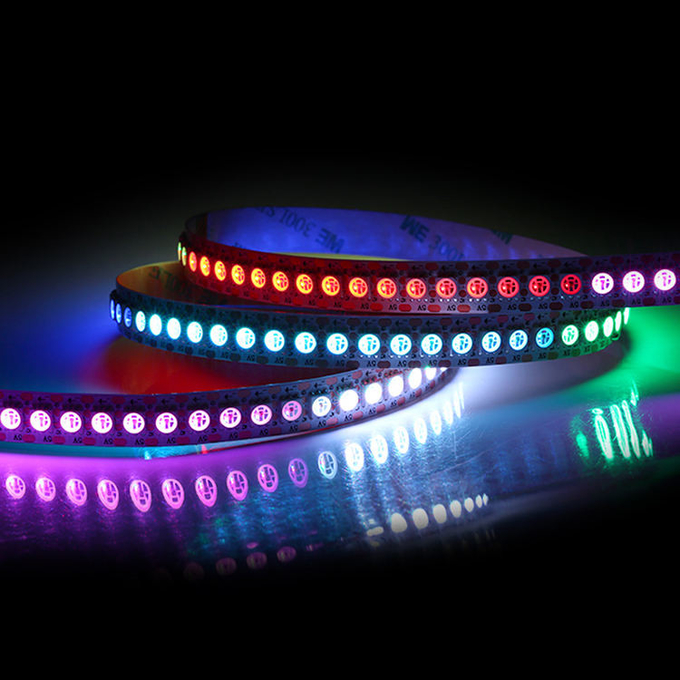 60 144Leds/M 마술 5V 12V 화소 주소 지정 가능형 Rgb 주도하는 스트립 5m 10m 현명한 Wi Fi는 스트립 라이트 0을 이끌었습니다