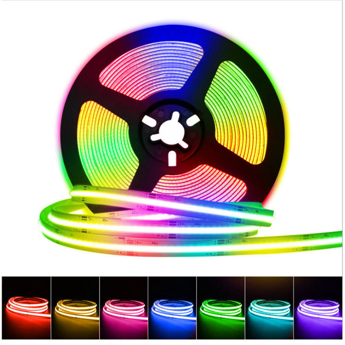 DC12V 24V 10 밀리미터 현명한 LED 스트립 라이트 꿈 풀 컬러 RGBW RGB COB 주도하 스트립 0